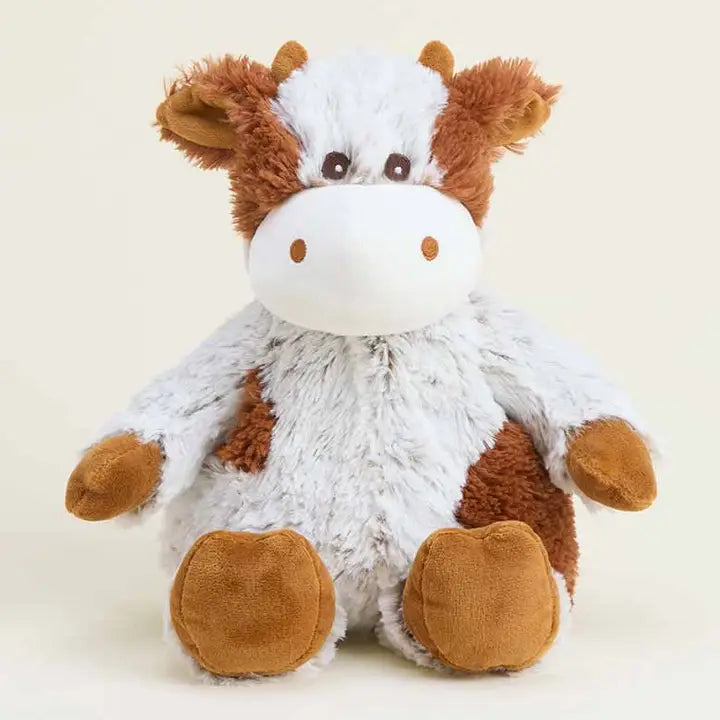 Warmies Plush Heated Stuffed Animals Cinnamon Cow