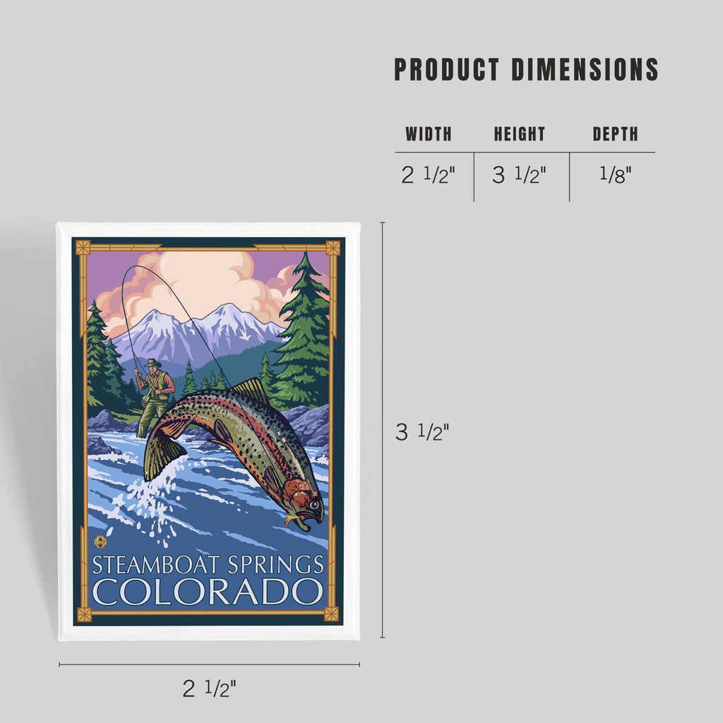 MAGNET Steamboat Springs, Colorado, Fisherman