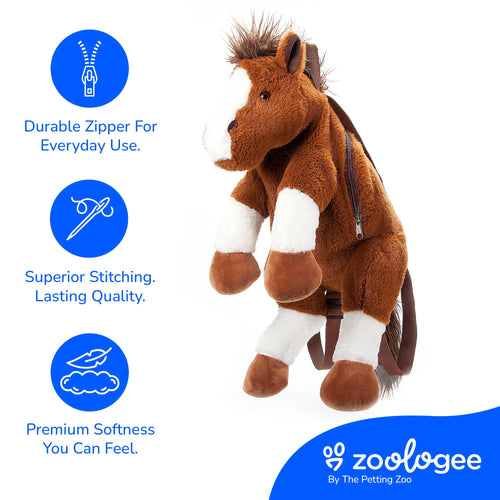 20" Plush Animal Backpack