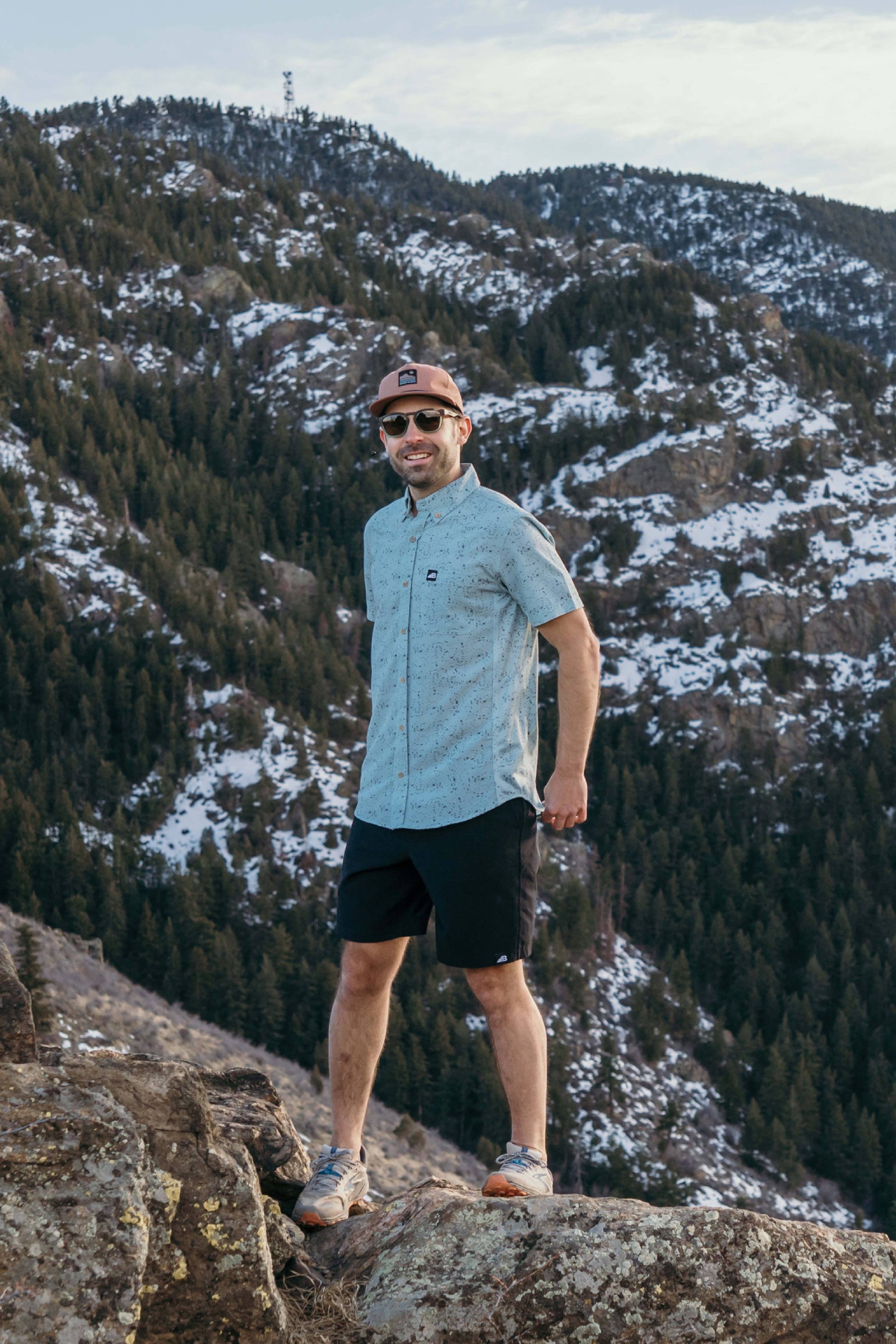 Vista Stretch Button Down