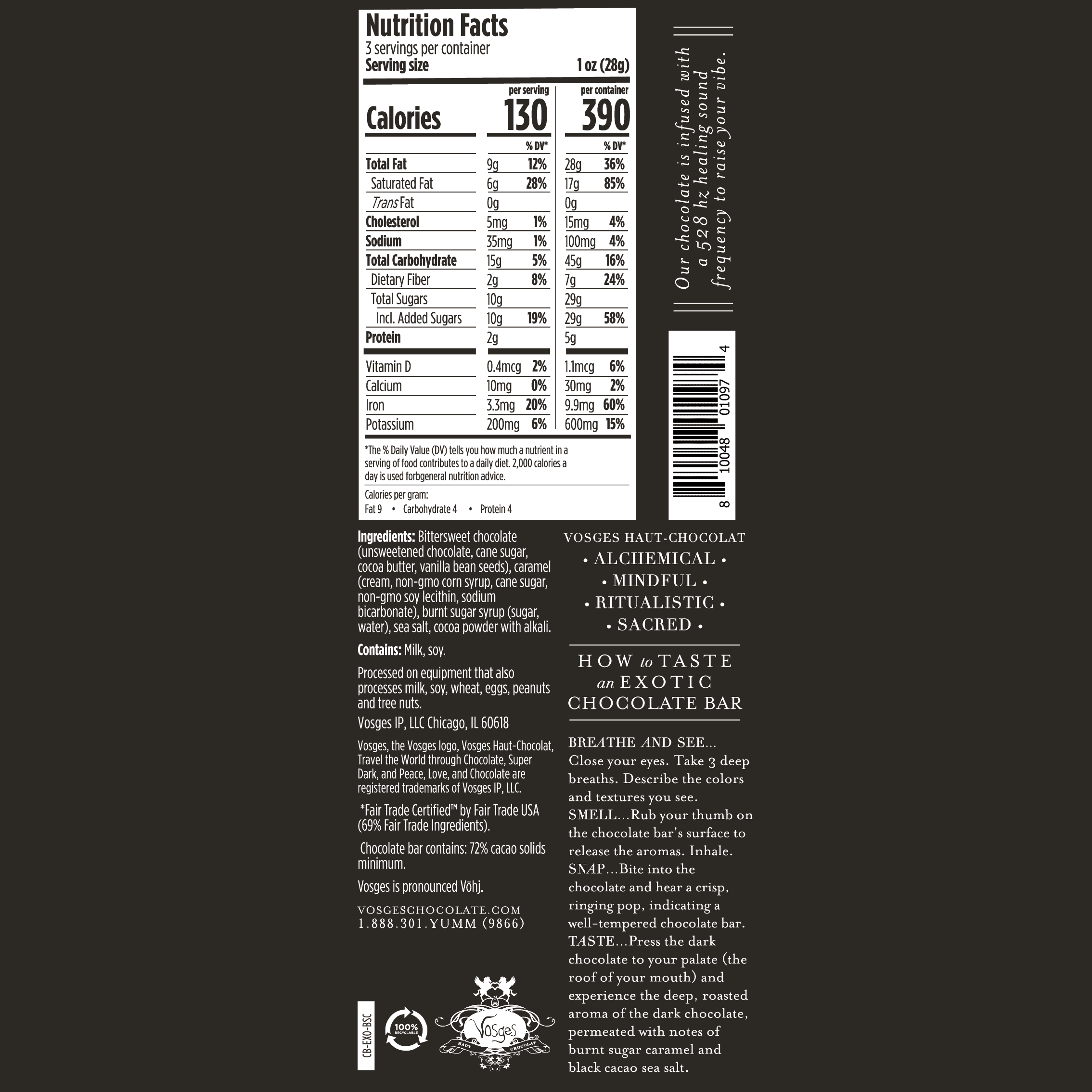 Vosges Haut-Chocolat Gourmet Chocolate Bar