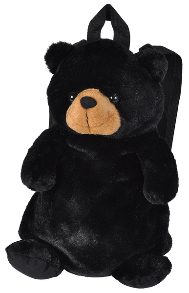 Black Bear Backpack - Stuffed Animal