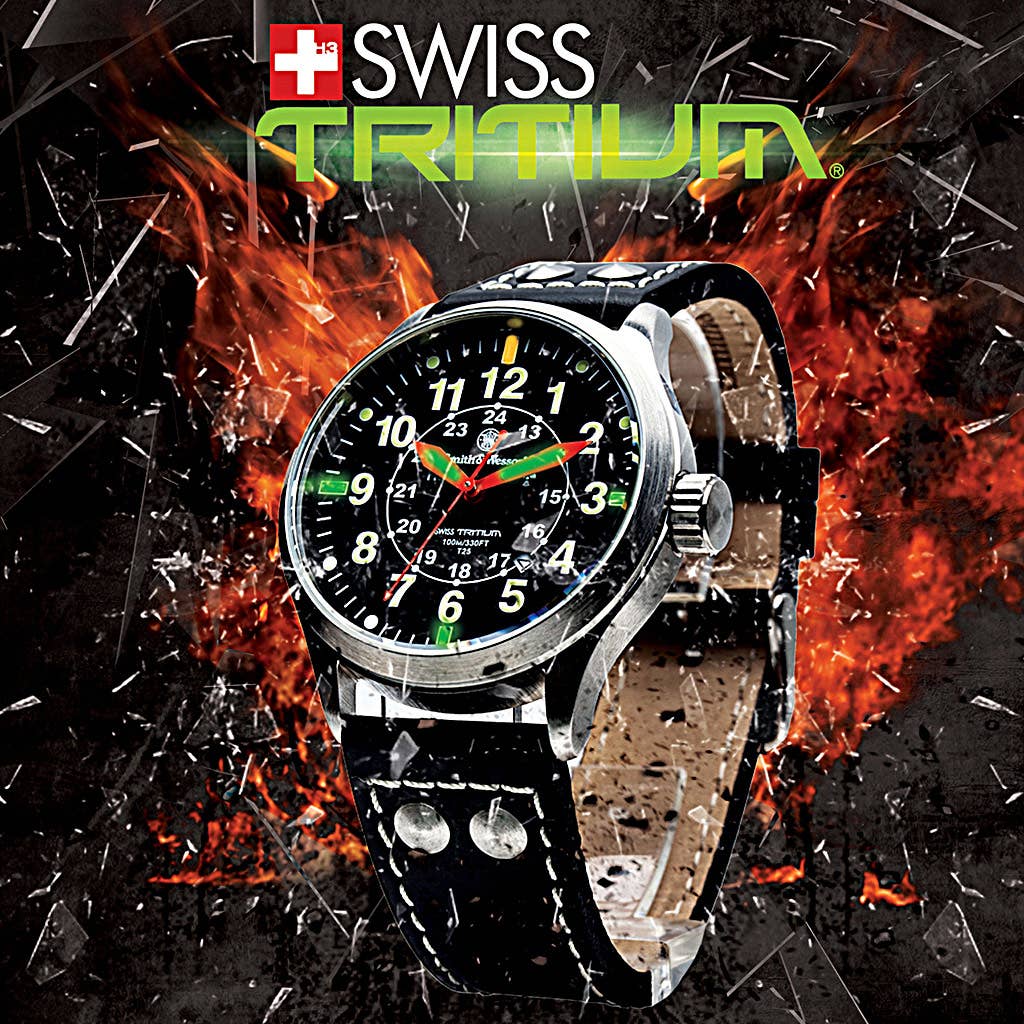 Smith & Wesson Mumbai Lamplighter Watch with Tritium