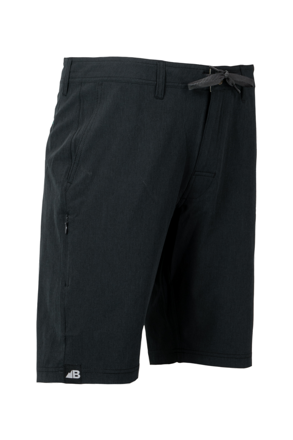 Men's 10" Rocky Mountain Board Shorts Has Drawstring Black