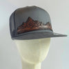 Home On The Range | mountain range leather patch hat