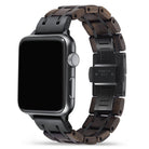 Joycoast Wood Apple Watch Band | Black Sandalwood + Stainless Steel