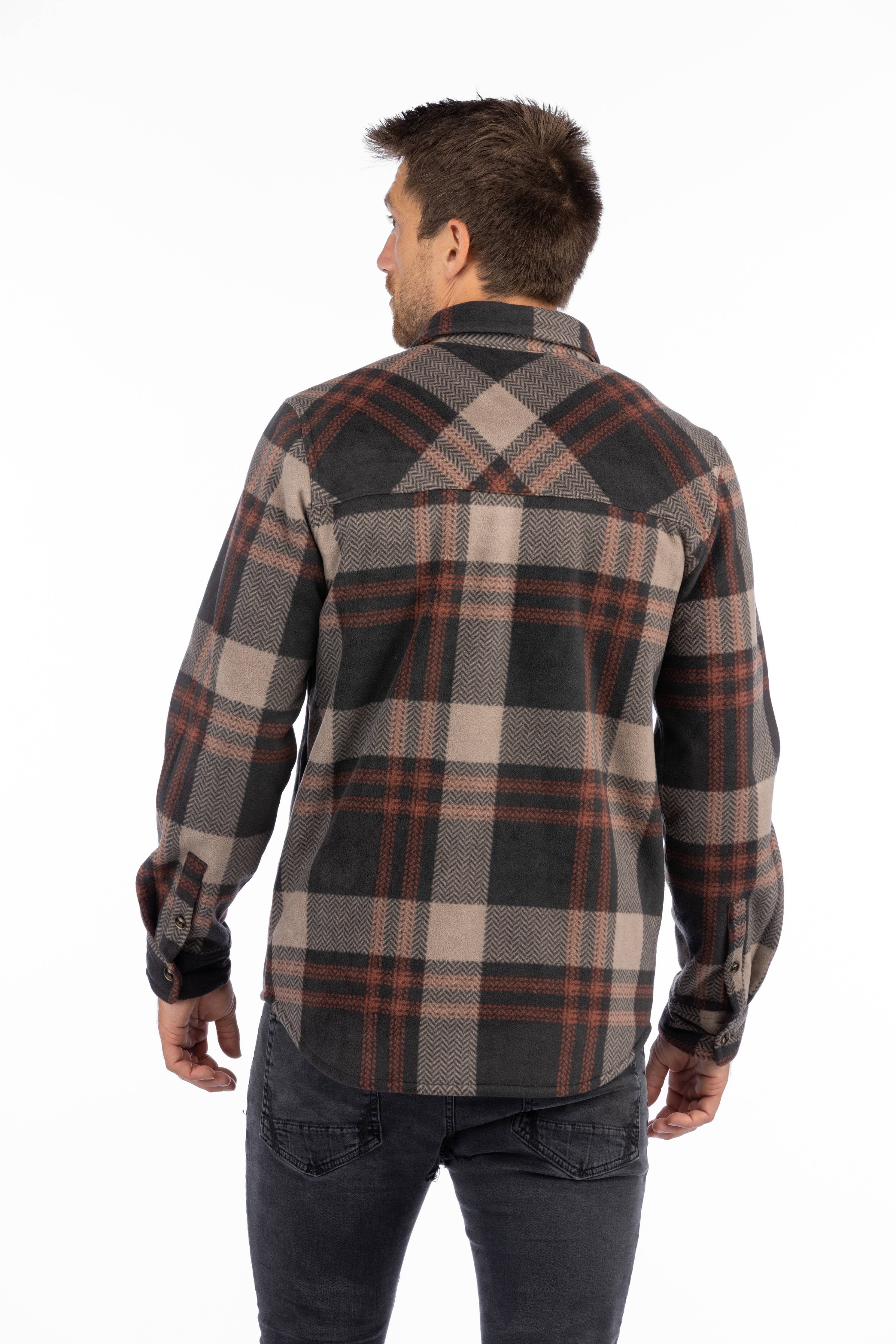 LIV Outdoor Men's Koda Sherpa Lined Shirt Jacket