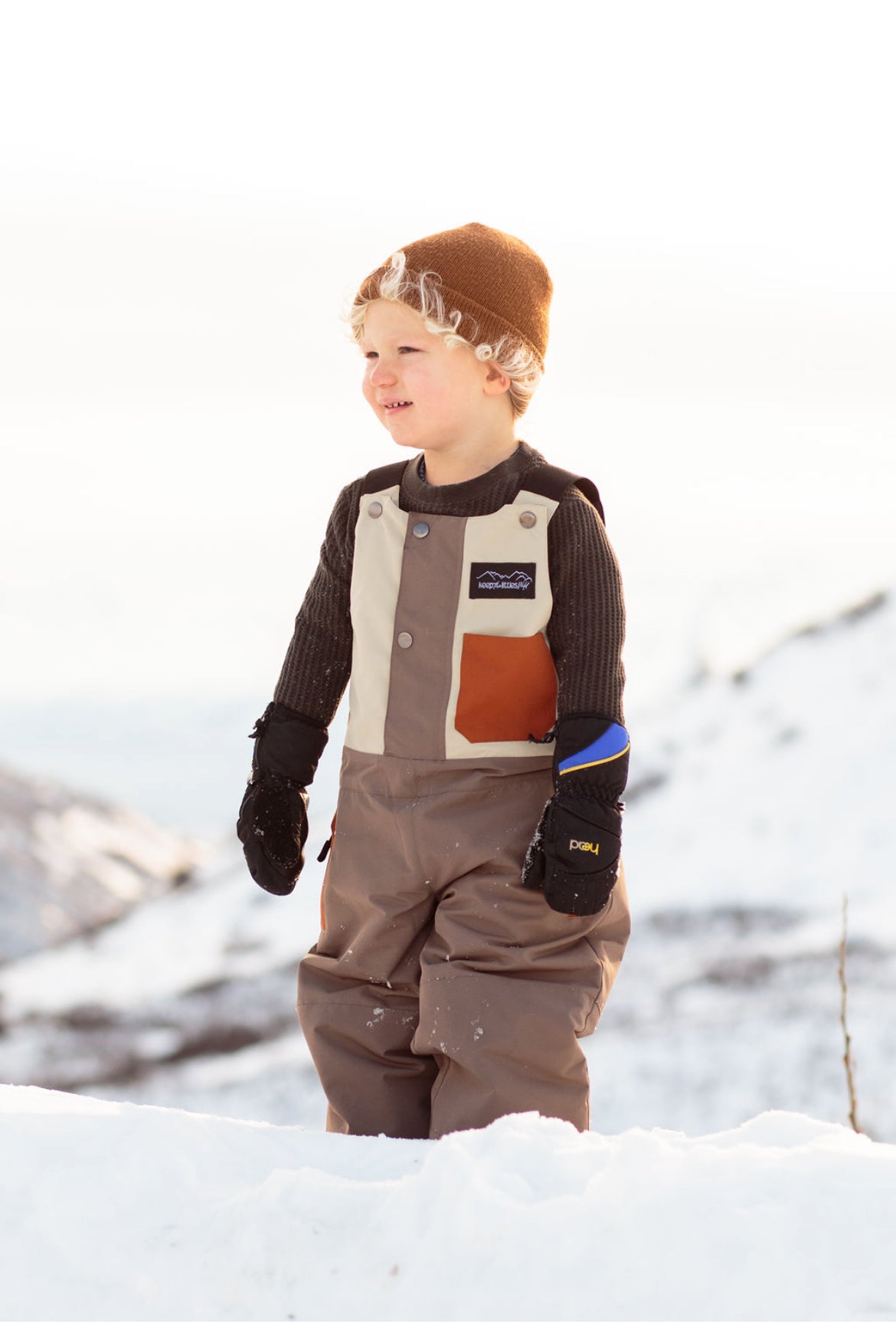 Keep the Littles Wild Waterproof Snow Bib