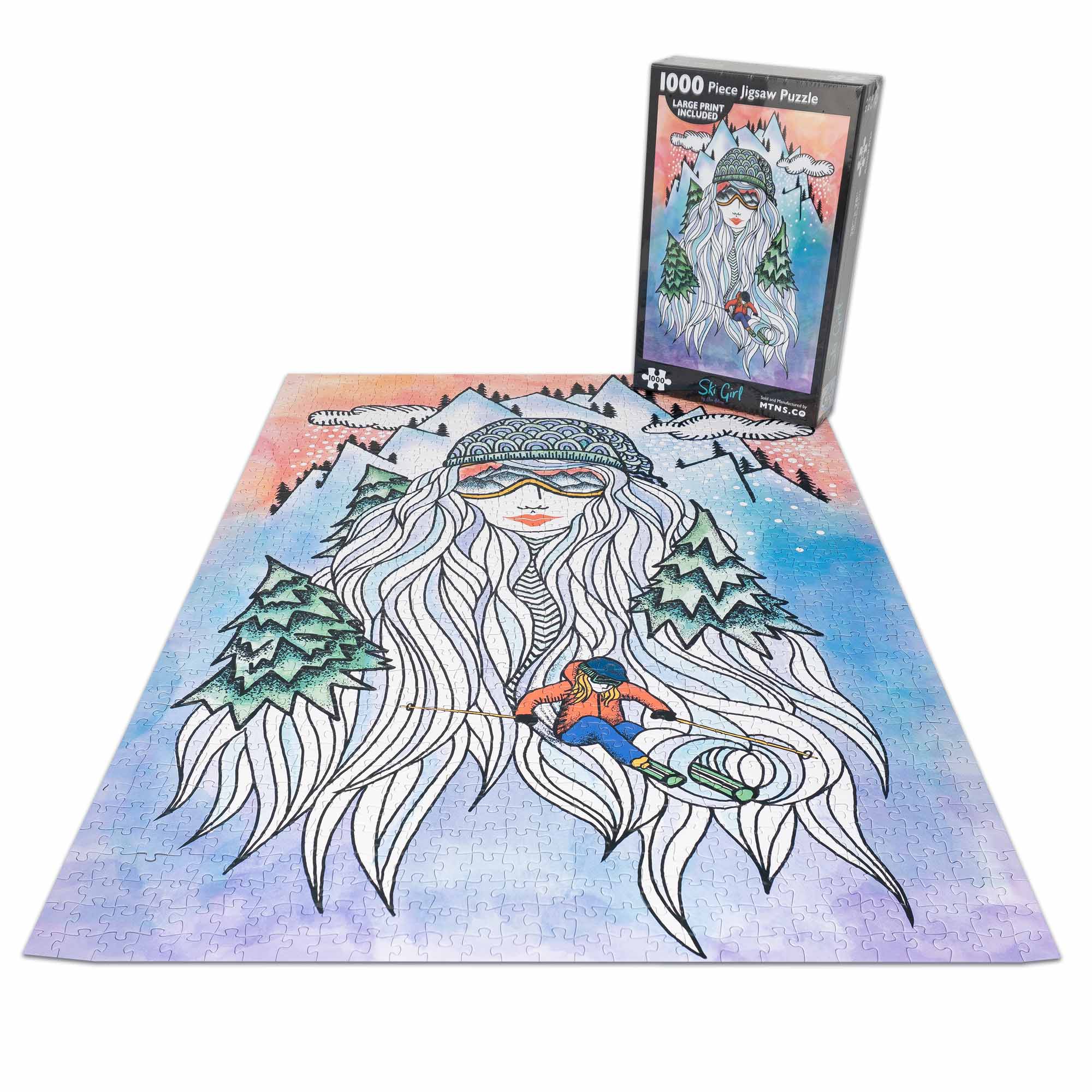 Ski Girl Jigsaw Puzzle – 1000 Piece