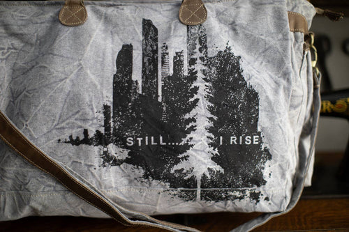 Still I Rise Recycled Canvas Weekender