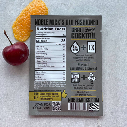 NOBLE MICK'S Single Serve Craft Cocktails
