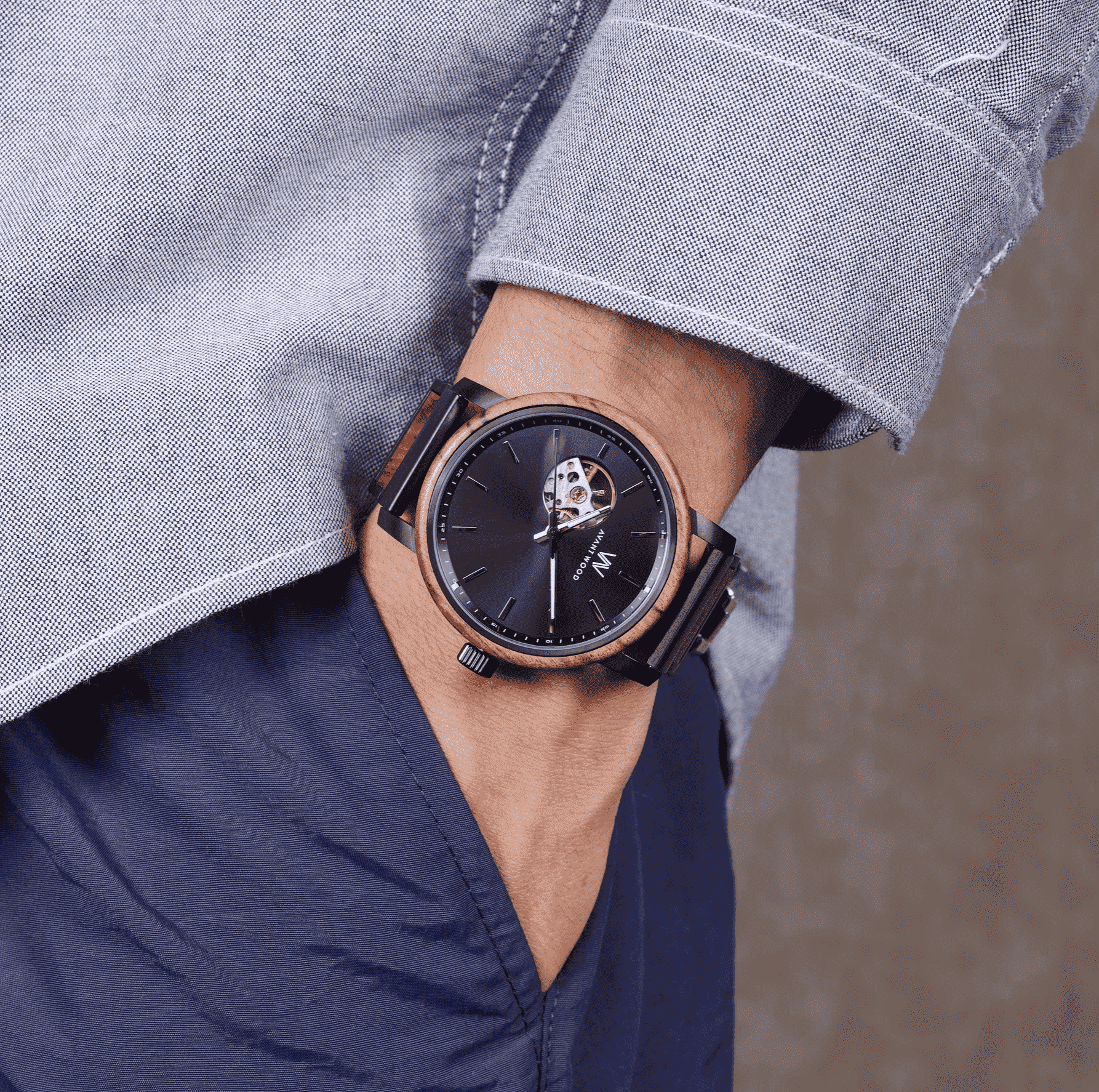 AvantWood Royal Automatic Watch