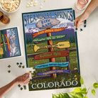 Lantern Press Steamboat Jigsaw Puzzles