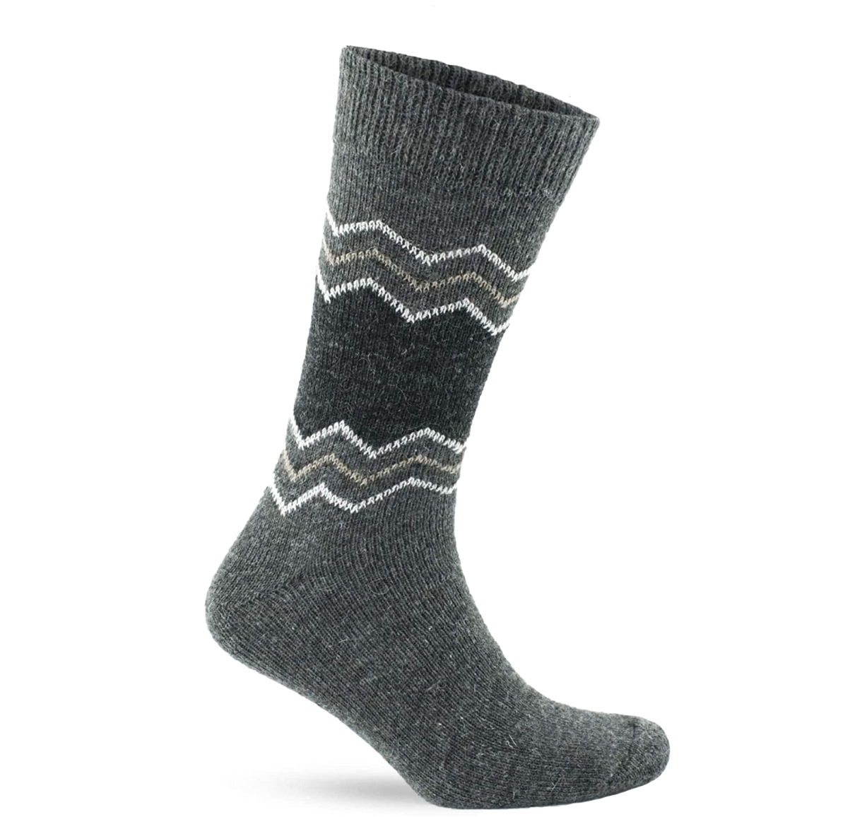 Alpaca Socks ZigZag