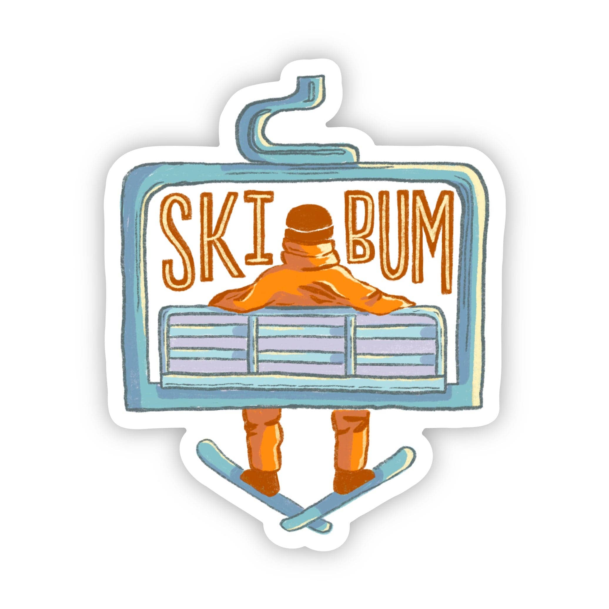 Ski Bum Sticker