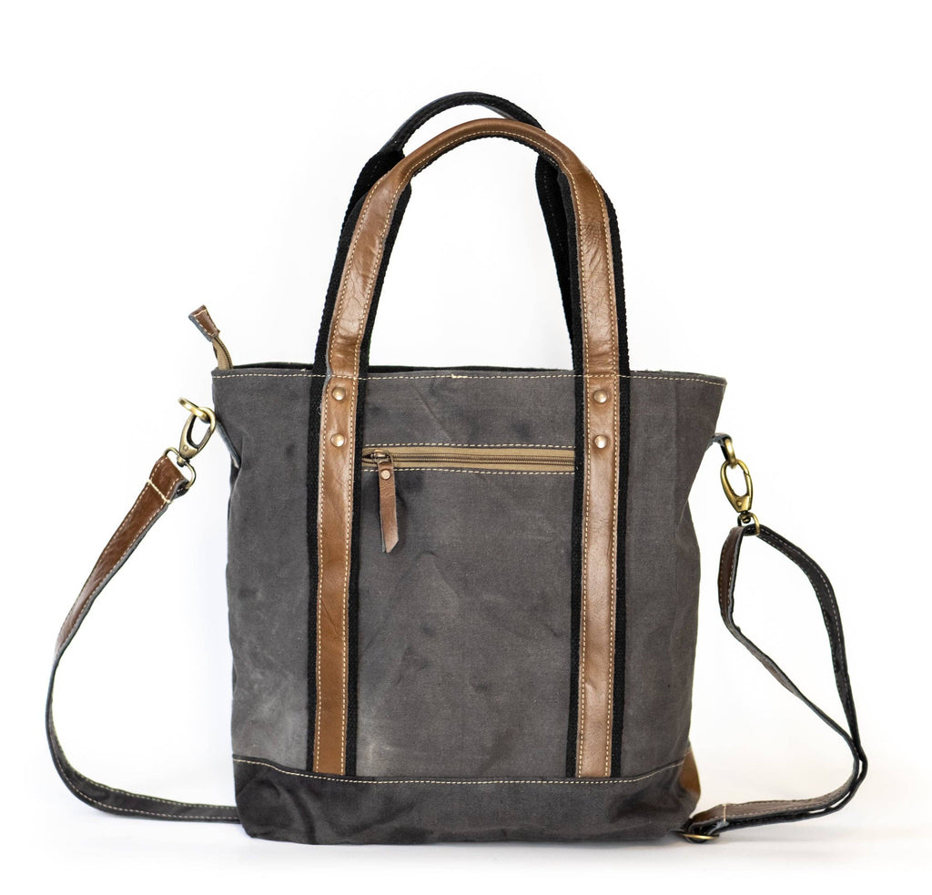 Moonrise Recycled Canvas Crossbody Tote
