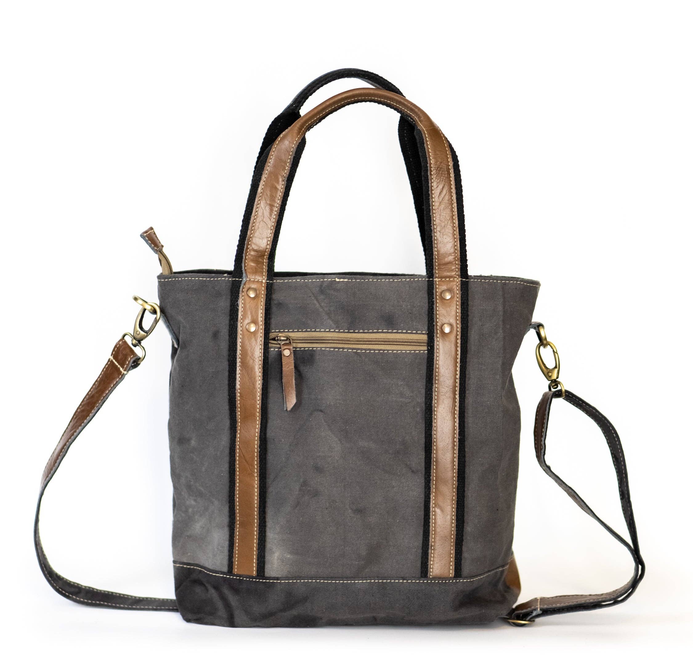 Moonrise Recycled Canvas Crossbody Tote