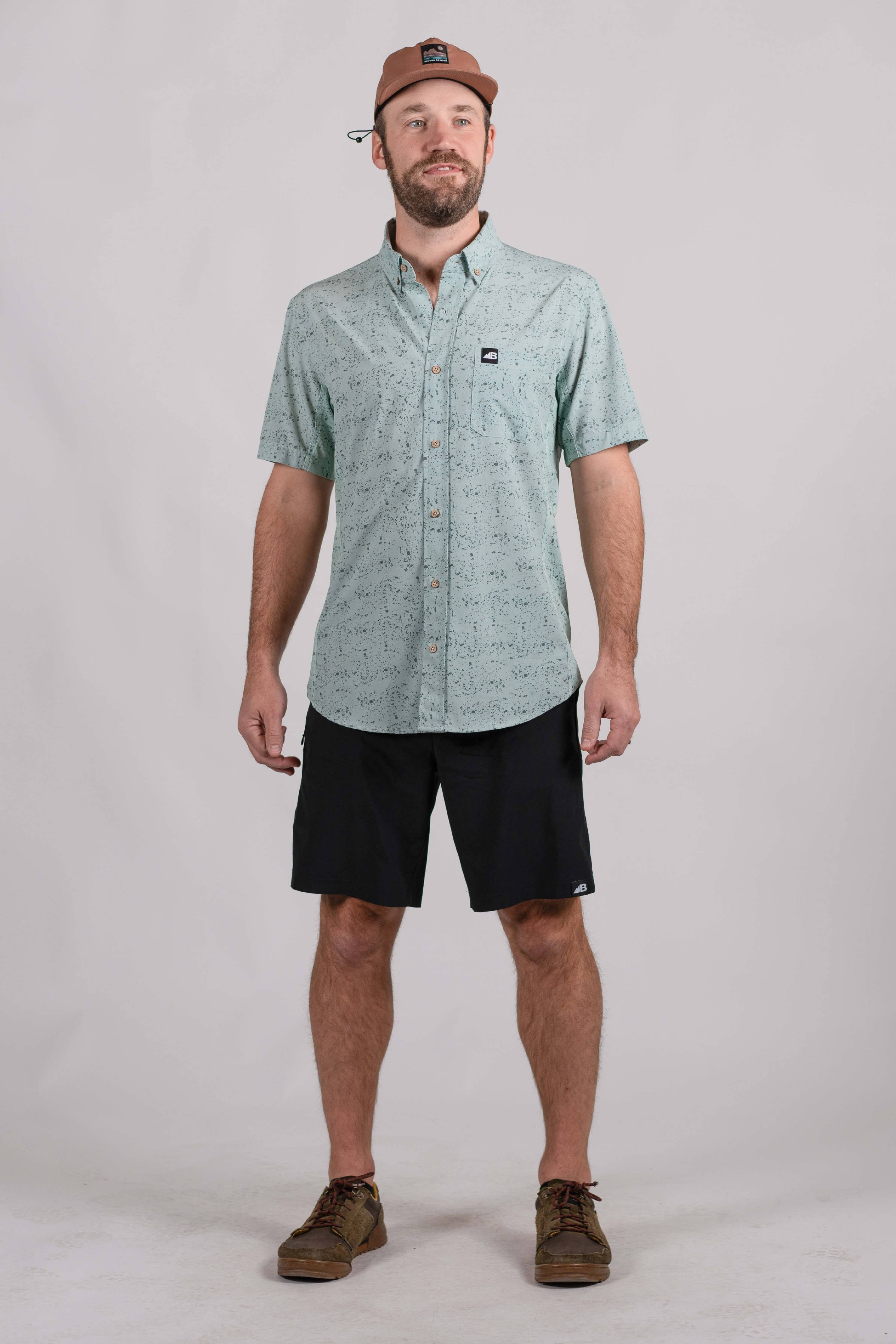 Vista Stretch Button Down
