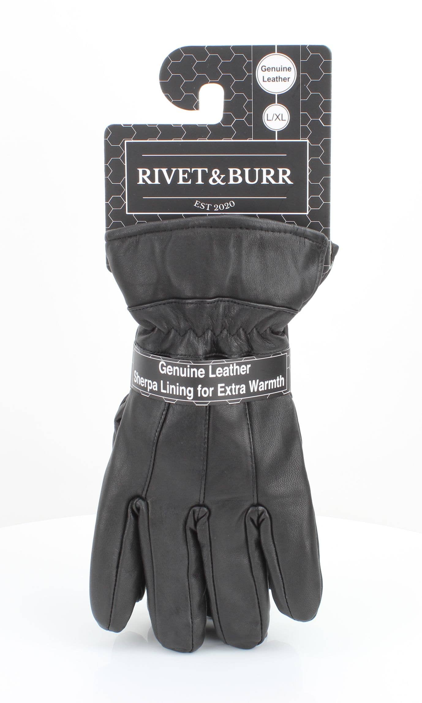 Leather Impressions Inc Sheepskin Leather Gloves with Lined Interior RBGL101