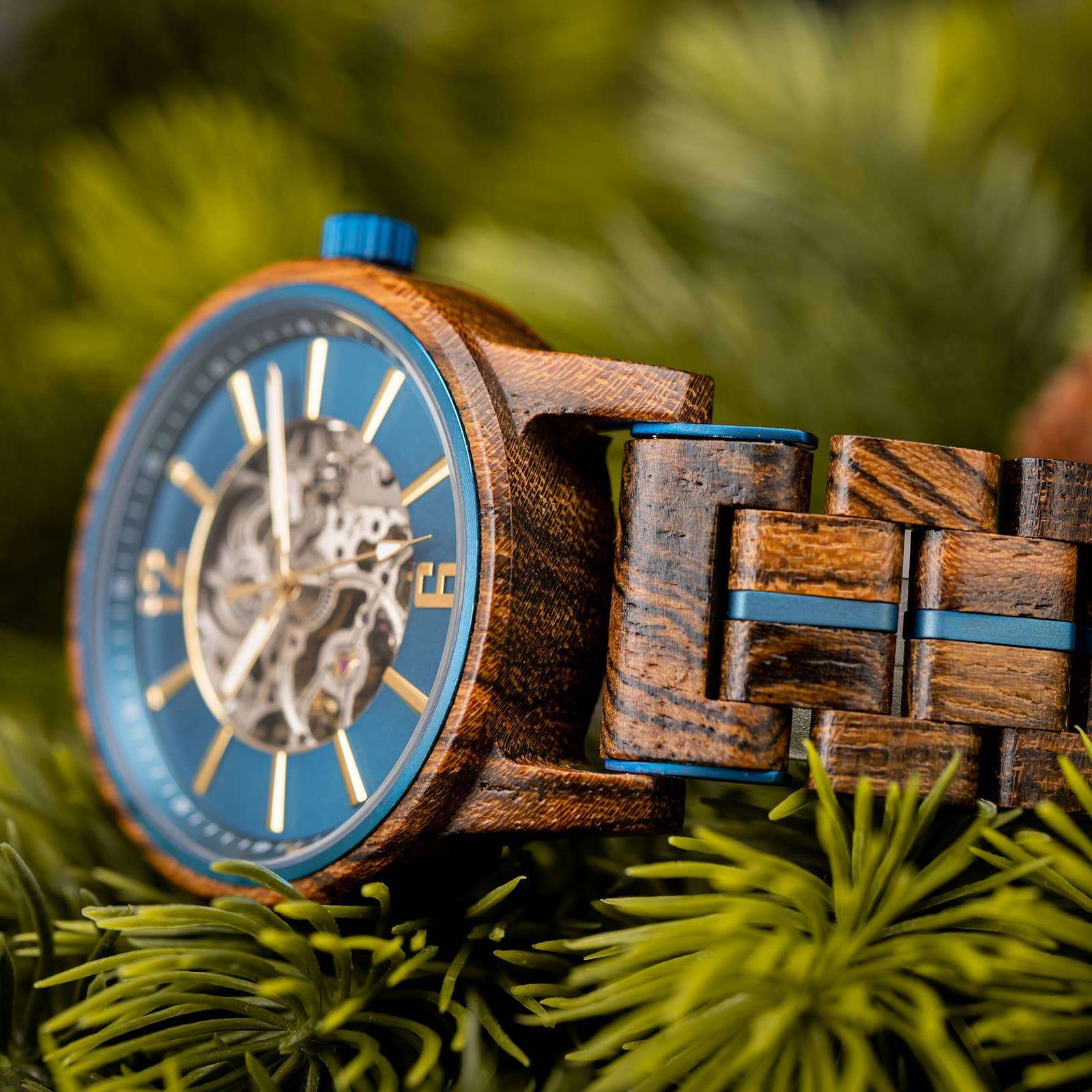 Wooden Element Blueprint Watch