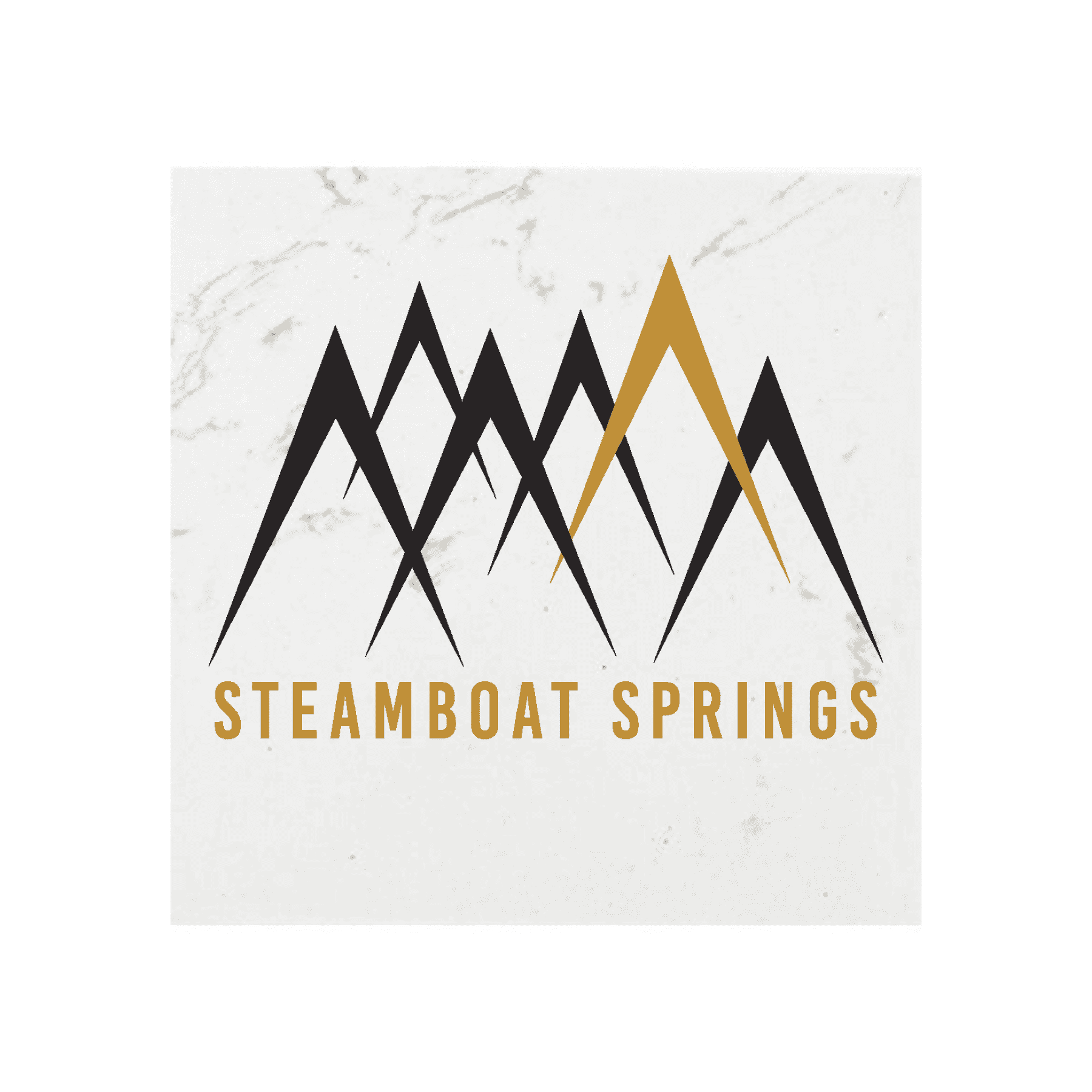 Mountain and Company Ceramic Coasters Steamboat Springs Mountains