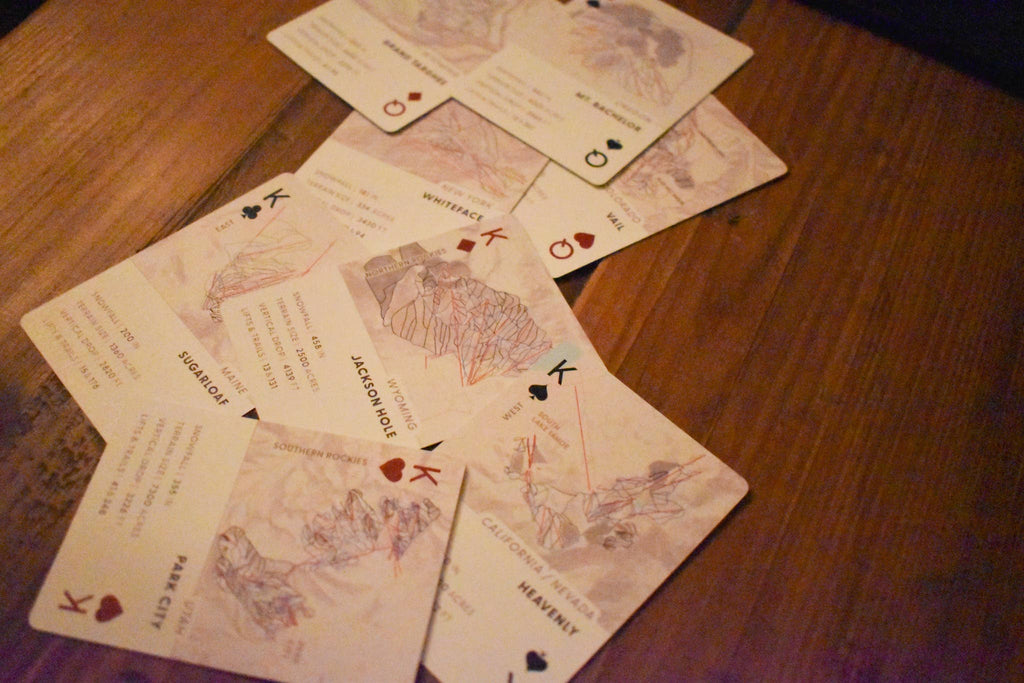 Ski the States – Bucket List • Playing Cards