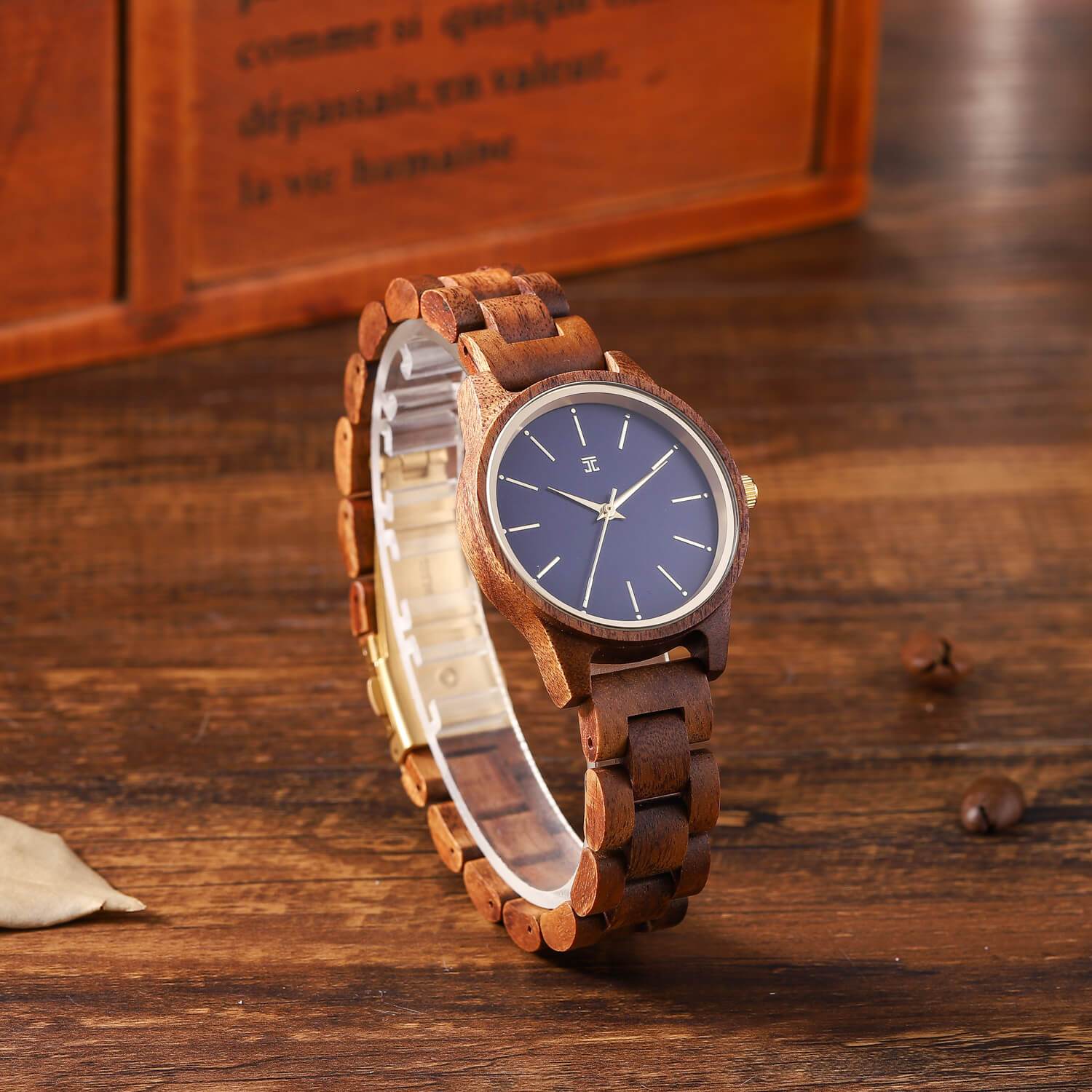 "Blue Sapphire" | Walnut Wood
