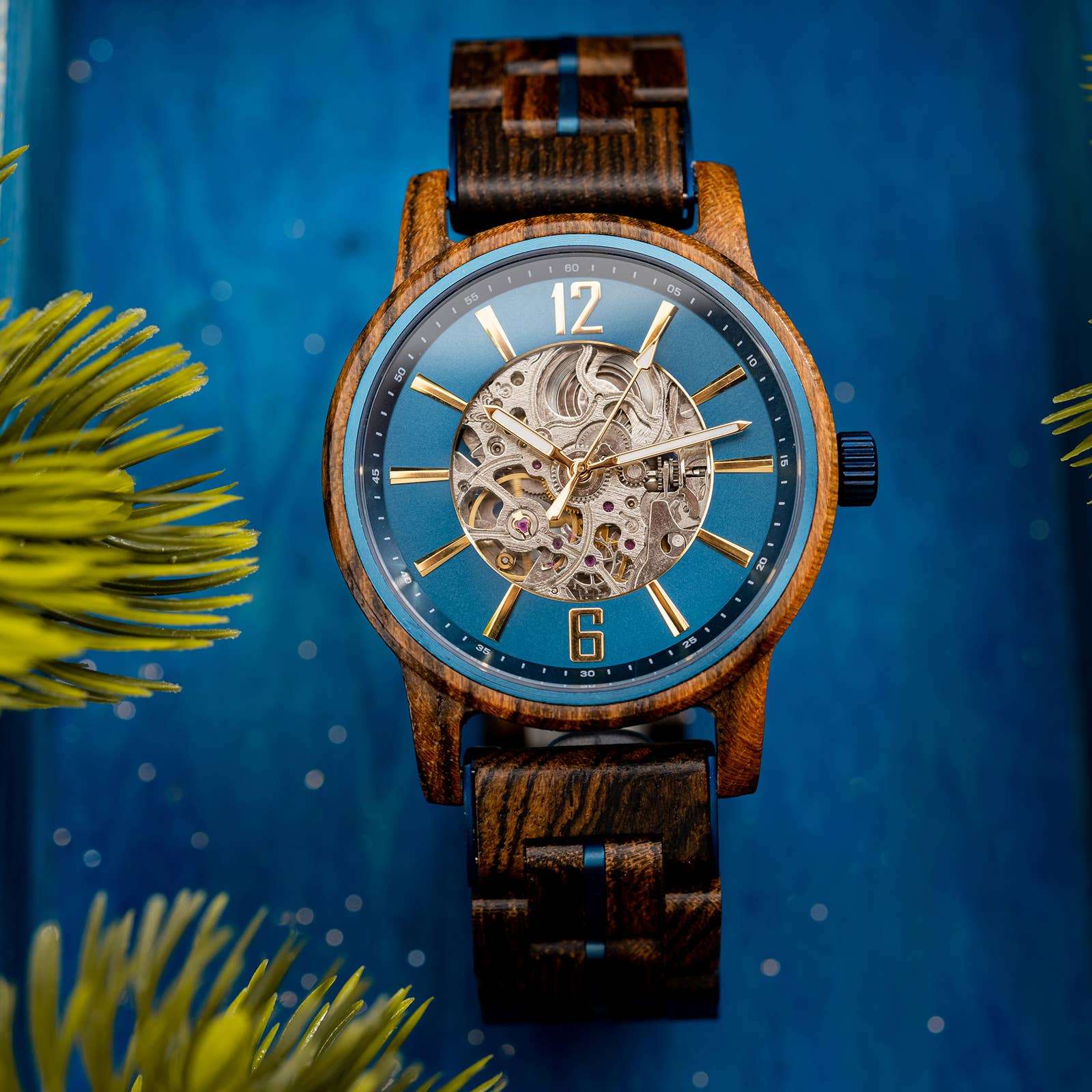 Wooden Element Blueprint Watch