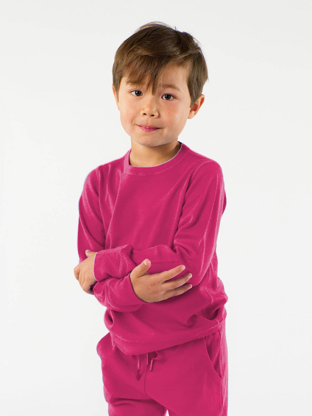 Kids Midweight Merino Jogger and Crew Set