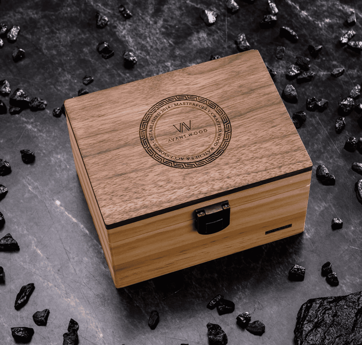 AvantWood Royal Dark Blue - Automatic - Men's Watch