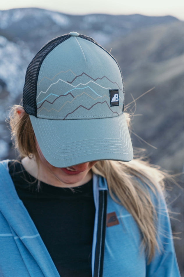 Every Trail Trucker Hat light green