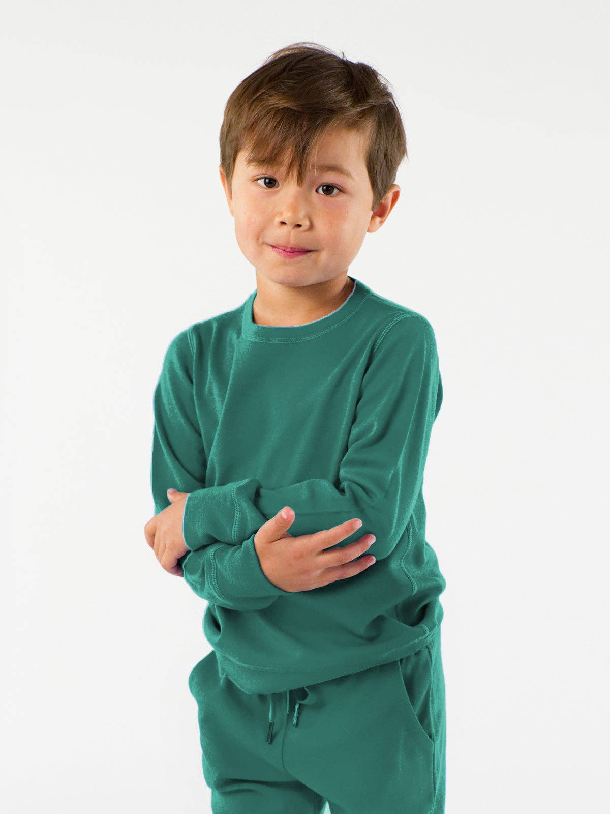 Kids Midweight Merino Jogger and Crew Set