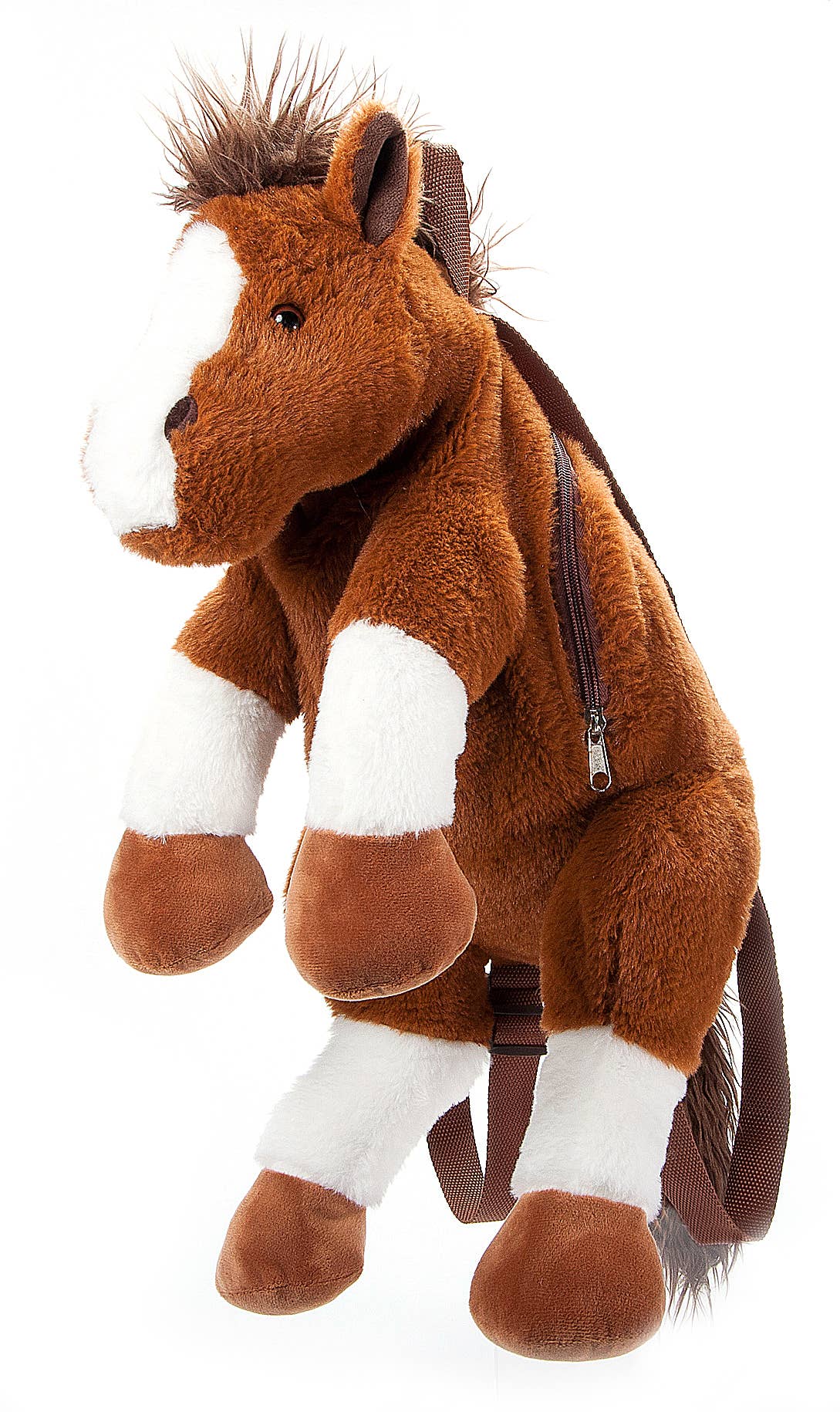 20" Plush Animal Backpack Horse