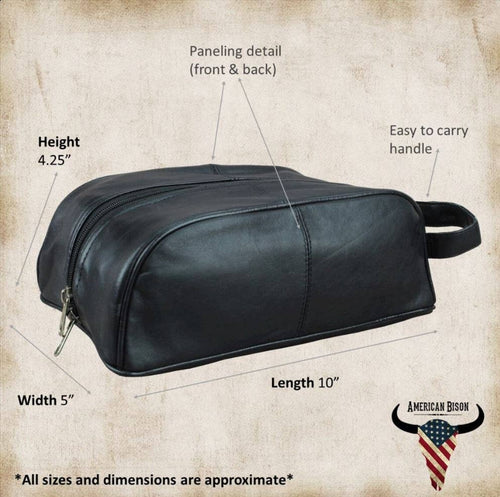 Leather Toiletry Bag