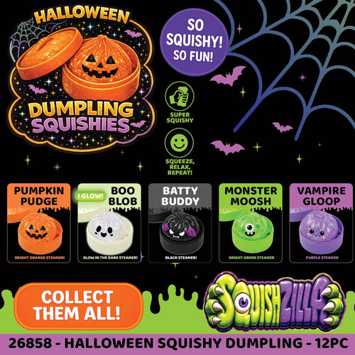 Fun Doh Spooky Mystery Dumpling Squishy Toy - 12/Display