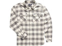 BURLEBO Burlebo Men's Flannel Shirt Grey Buffalo