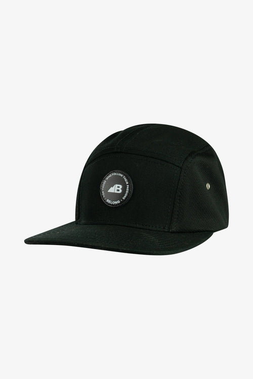 Crux 5-Panel Hat Black Canyon