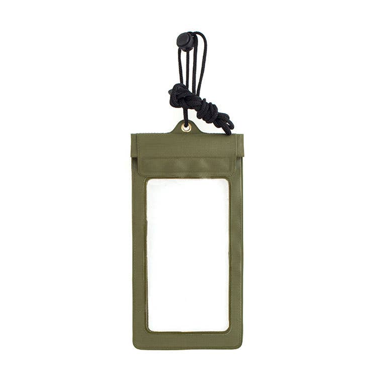 Kikkerland Design Inc Green Waterproof Phone Sleeve