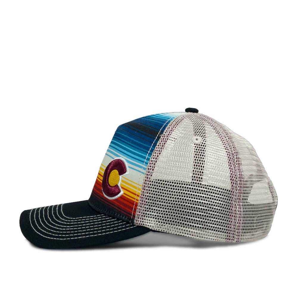 Trucker Hat - Monochromatic Grey - Black