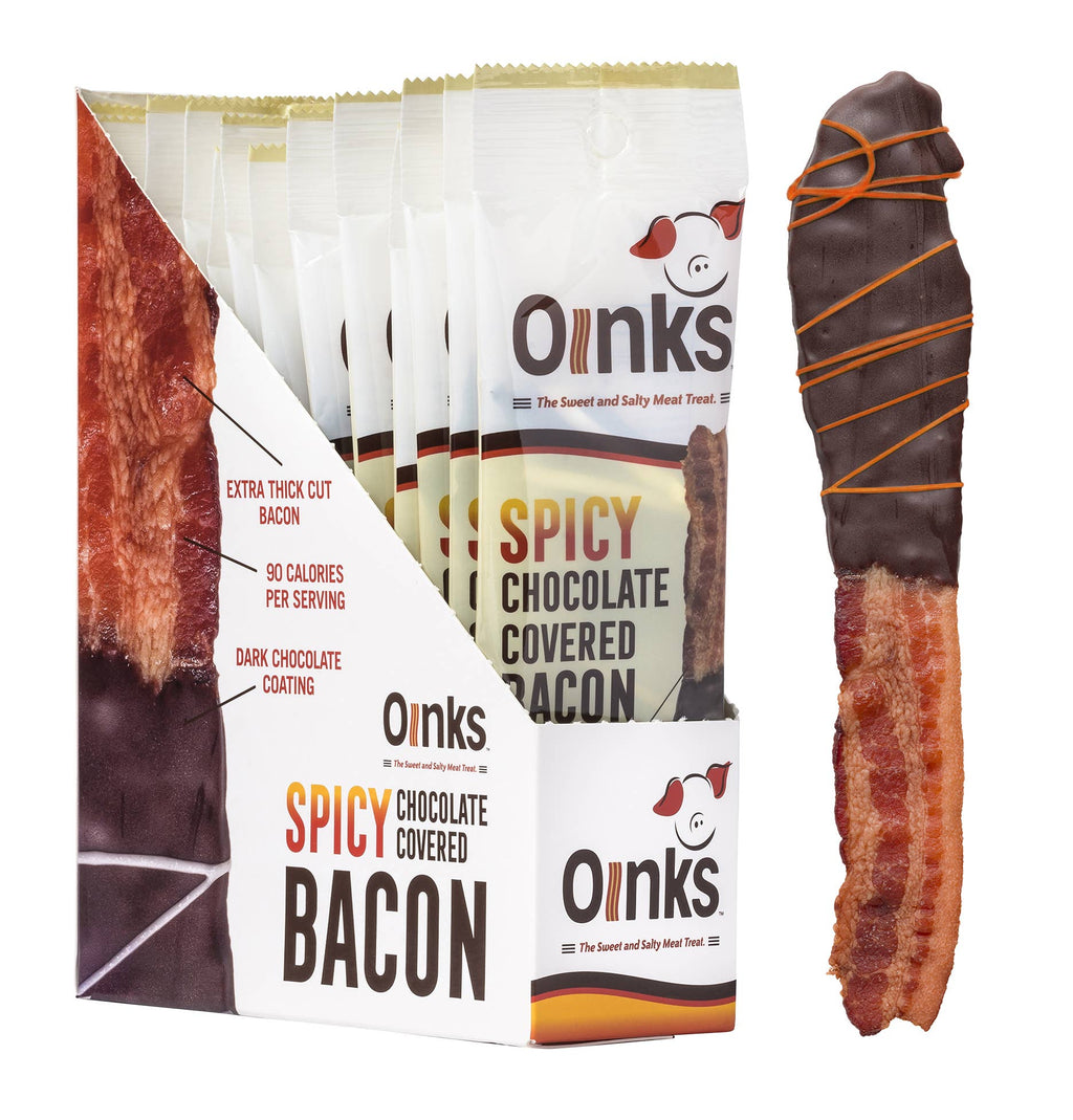 Spicy Chocolate Covered Bacon