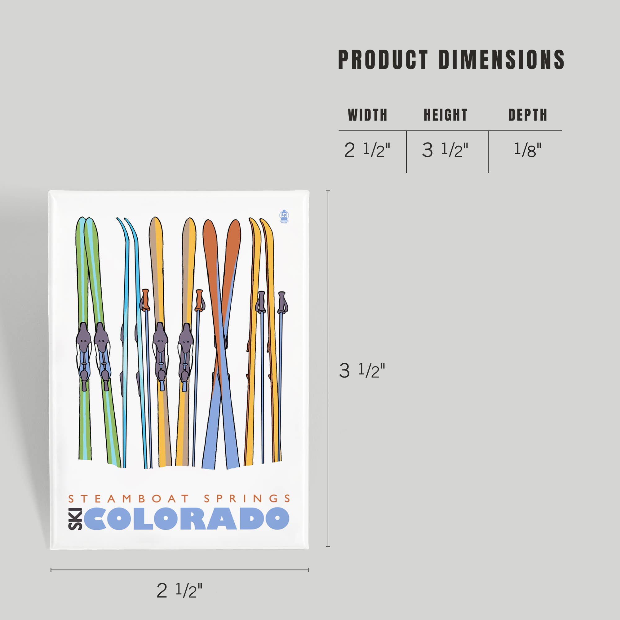MAGNET Steamboat Springs, Skis in Snow