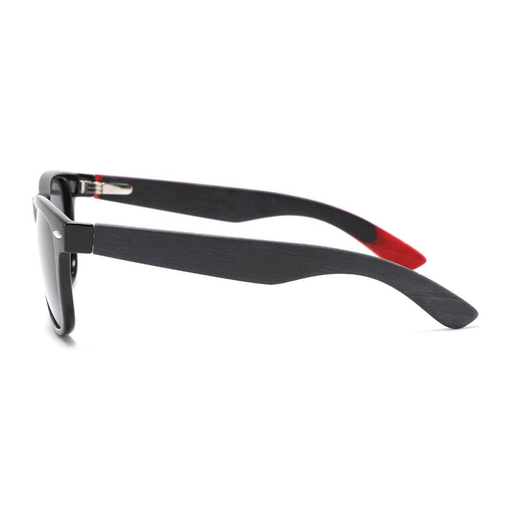 Hybrid Skatedeck Wanderer Sunglasses Ollie Black Temples