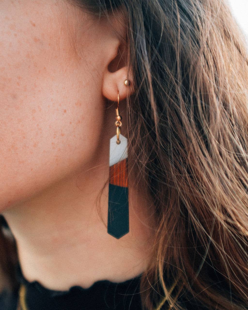 Wood & Resin Earrings