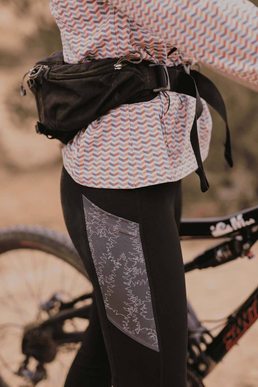 Belong Designs Trailhead 7/8 Leggings Piney Black