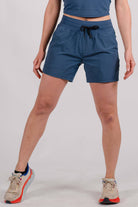 Women’s La Plata 5" High-Rise Hiking Shorts Blue Steel