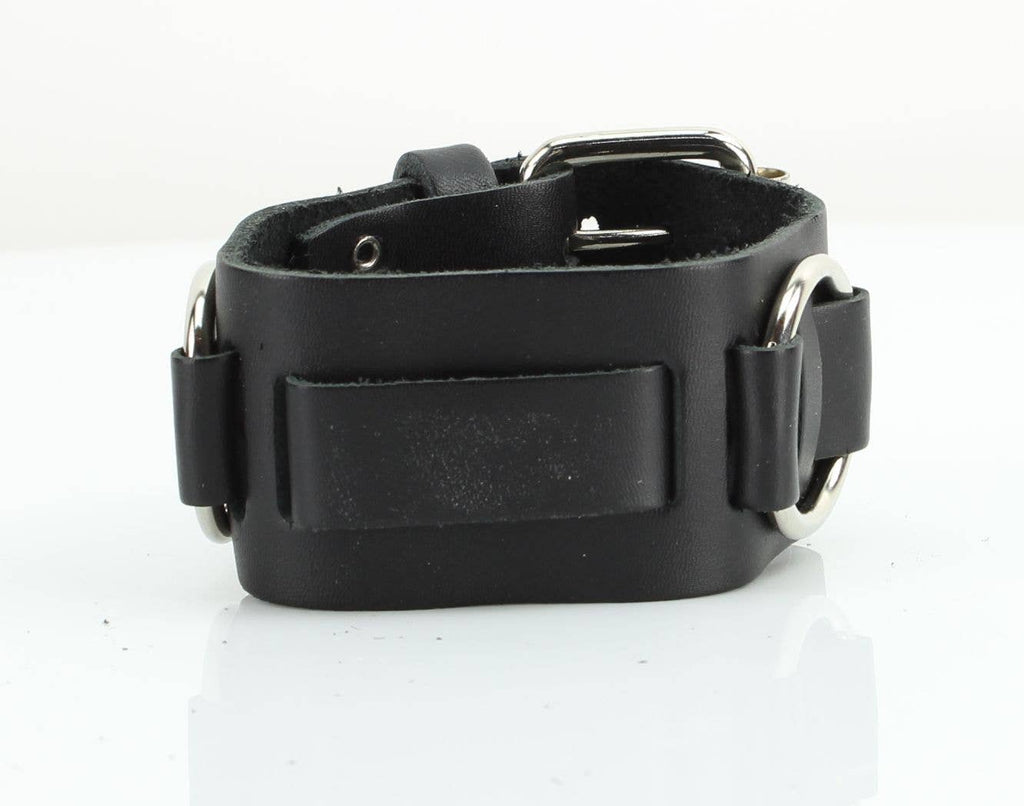 Double Ring Leather Watch Band Style: WB07