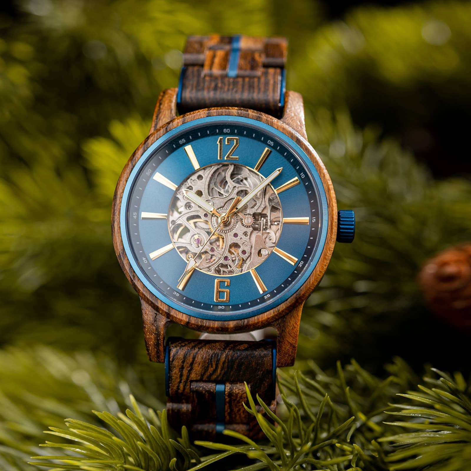 Wooden Element Blueprint Watch