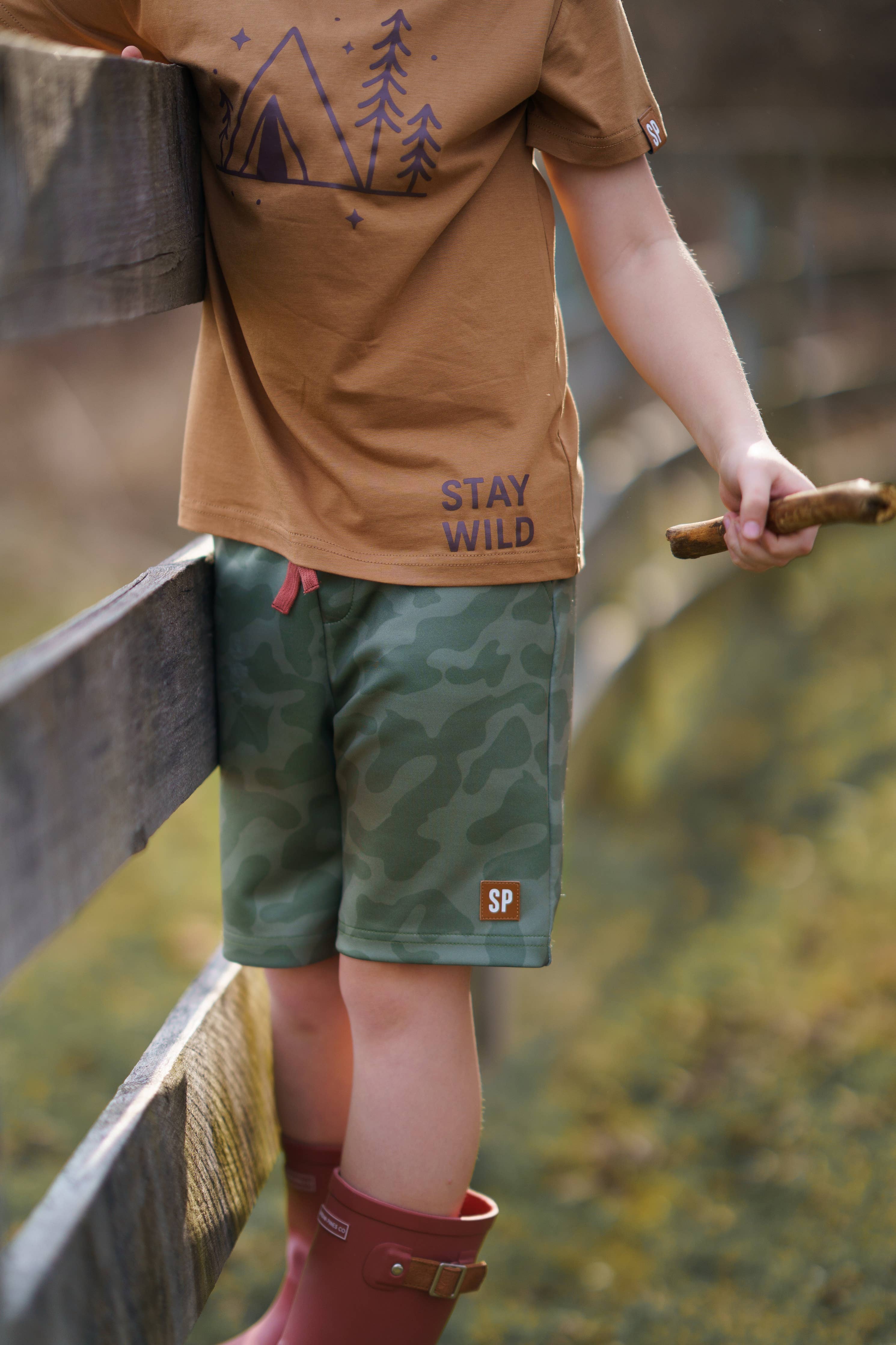 Secret Trail Camo shorts