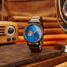 AvantWood Royal Dark Blue - Automatic - Men's Watch