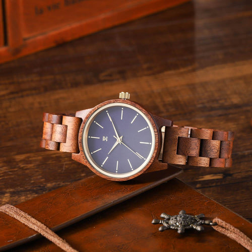 "Blue Sapphire" | Walnut Wood